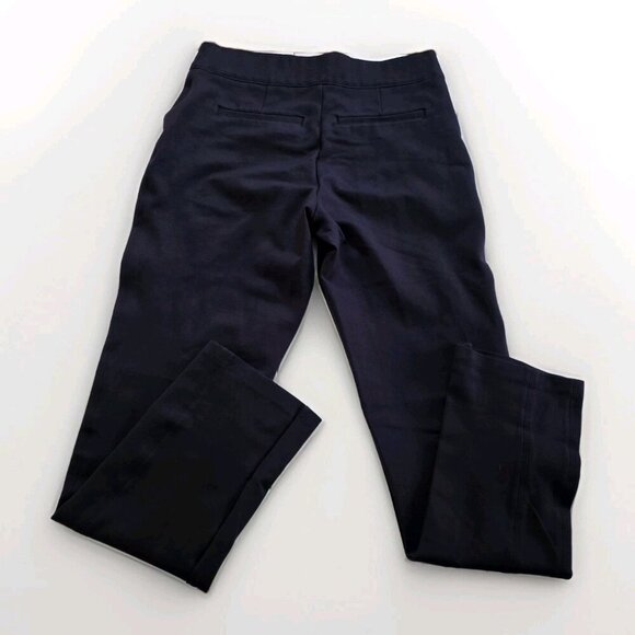 Spanx Pants Womens L Tall Navy Pull On Ponte Stretch No Pockets Office Casual - Picture 16 of 16